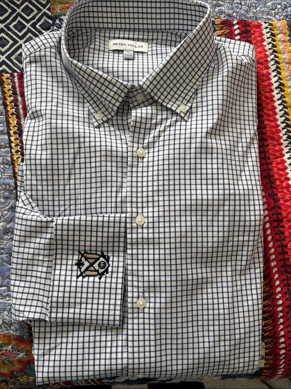 Peter Millar extra large, long sleeve button-down dress shirt